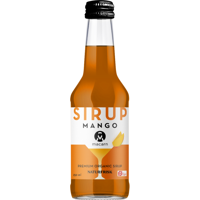 Macarn - Mango Sirup - Organic 250 ml.