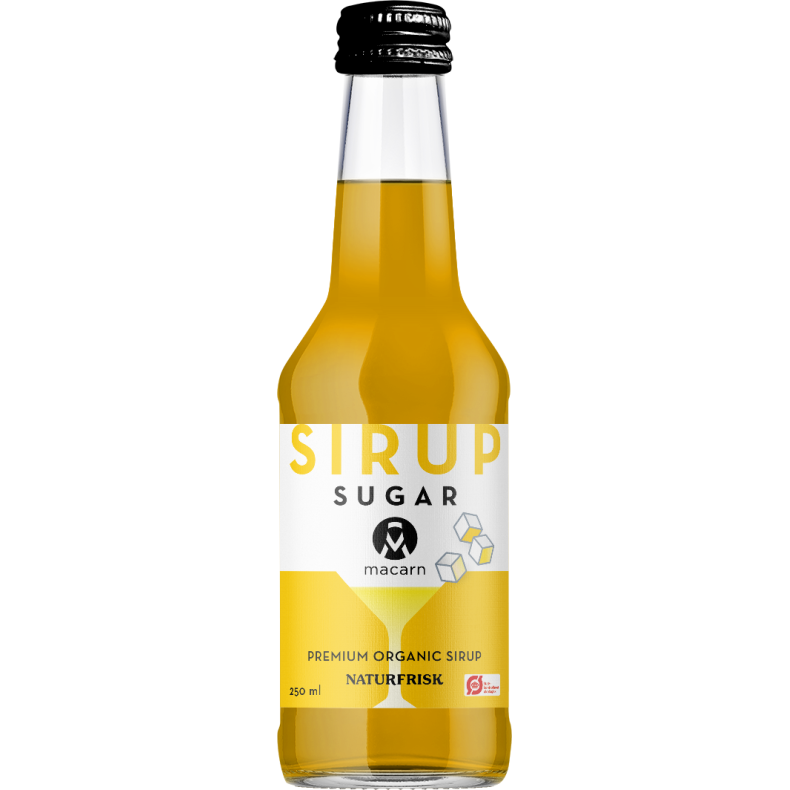 Macarn - Sugar Sirup - Organic 250 ml.