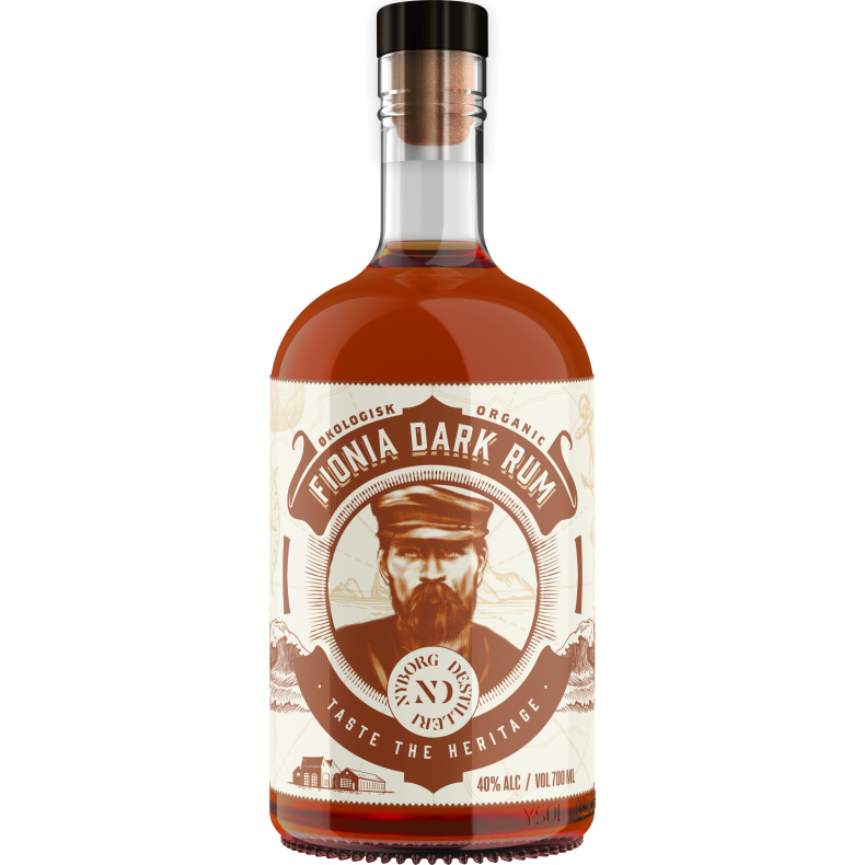 Fionia Spirits - FIONIA DARK RUM - Organic 40% alk./vol. 700 ml.