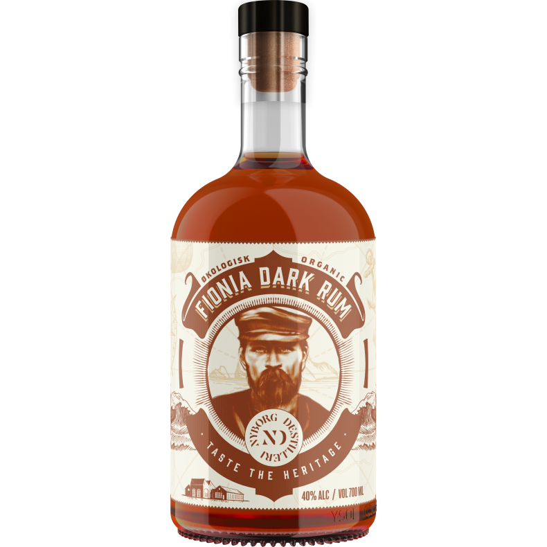 Fionia Spirits - FIONIA DARK RUM - Organic 40% alk./vol. 700 ml.