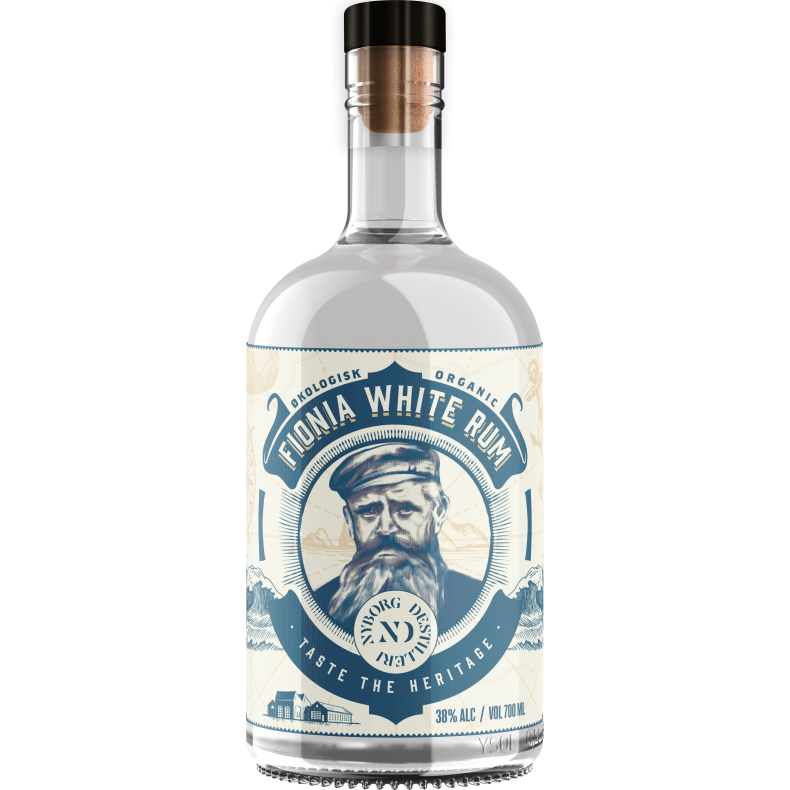 Fionia Spirits - FIONIA WHITE RUM - Organic 38% alk./vol. 700 ml.