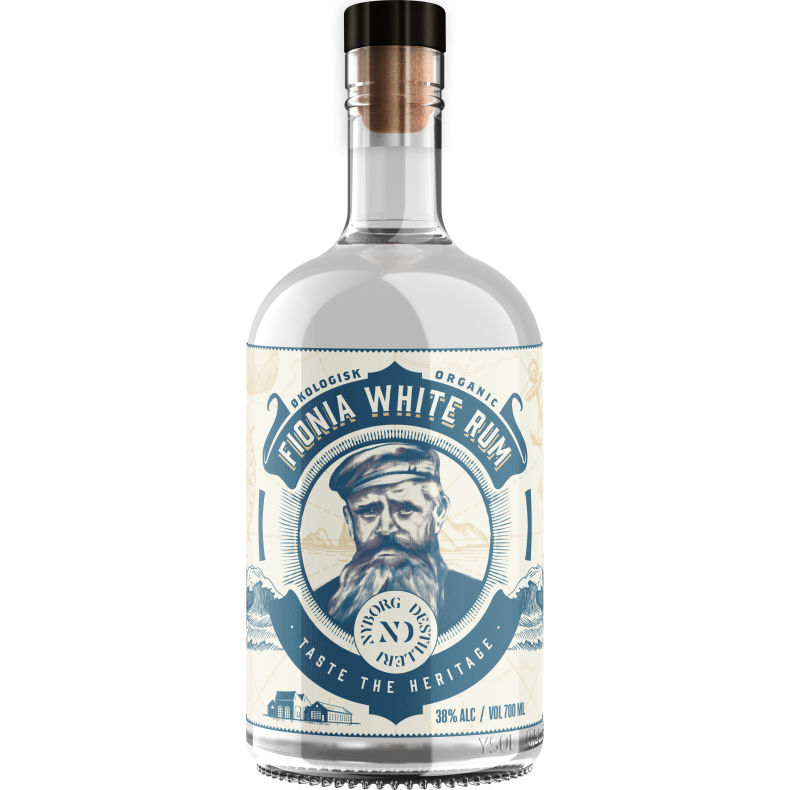 Fionia Spirits - FIONIA WHITE RUM - Organic 38% alk./vol. 700 ml.