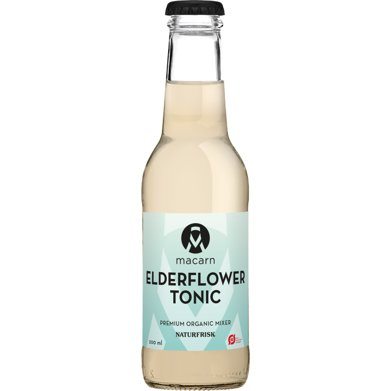 Macarn - ELDERFLOWER TONIC - Organic mixer 200 ml.