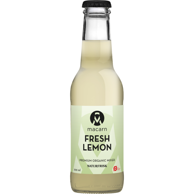 Macarn cocktailmixer - FRESH LEMON - Organic 200 ml.