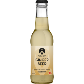 Macarn cocktailmixer - GINGER BEER - Organic 200 ml.