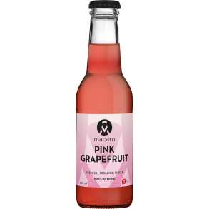 Macarn cocktailmixer - PINK GRAPEFRUIT - Organic 200 ml.