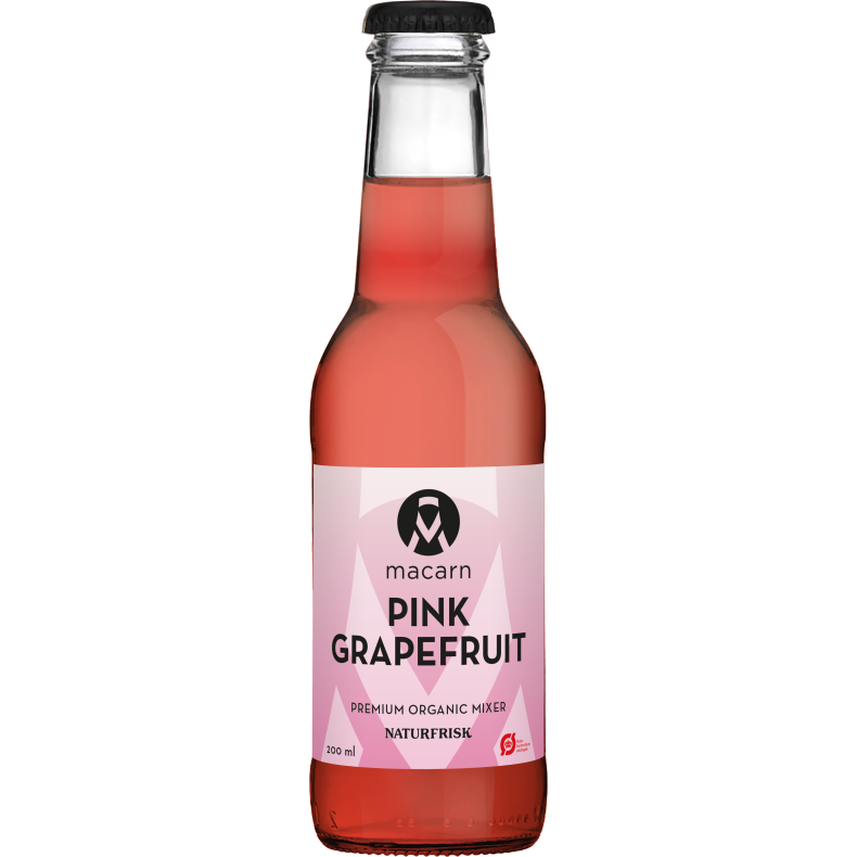 Macarn - PINK GRAPEFRUIT - Organic mixer 200 ml.