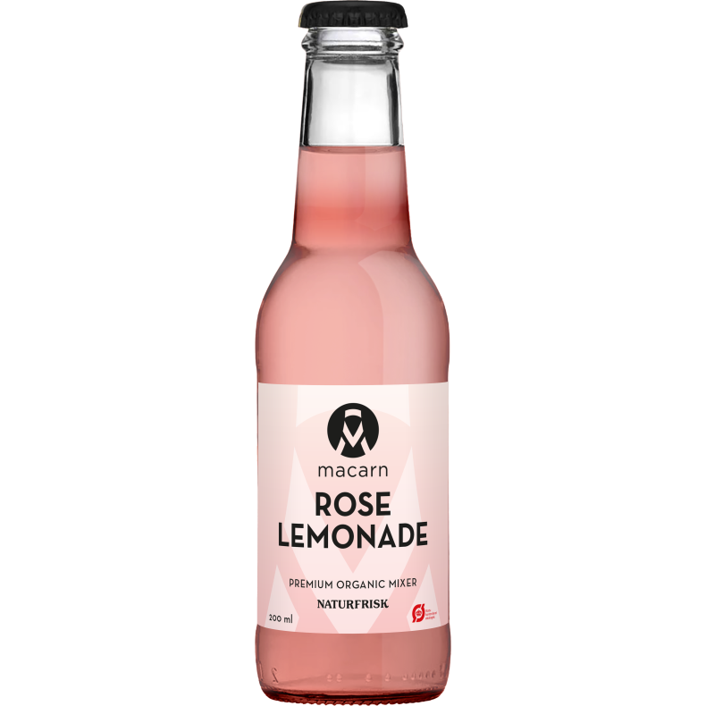 Macarn - ROSE LEMONADE - Organic mixer 200 ml.