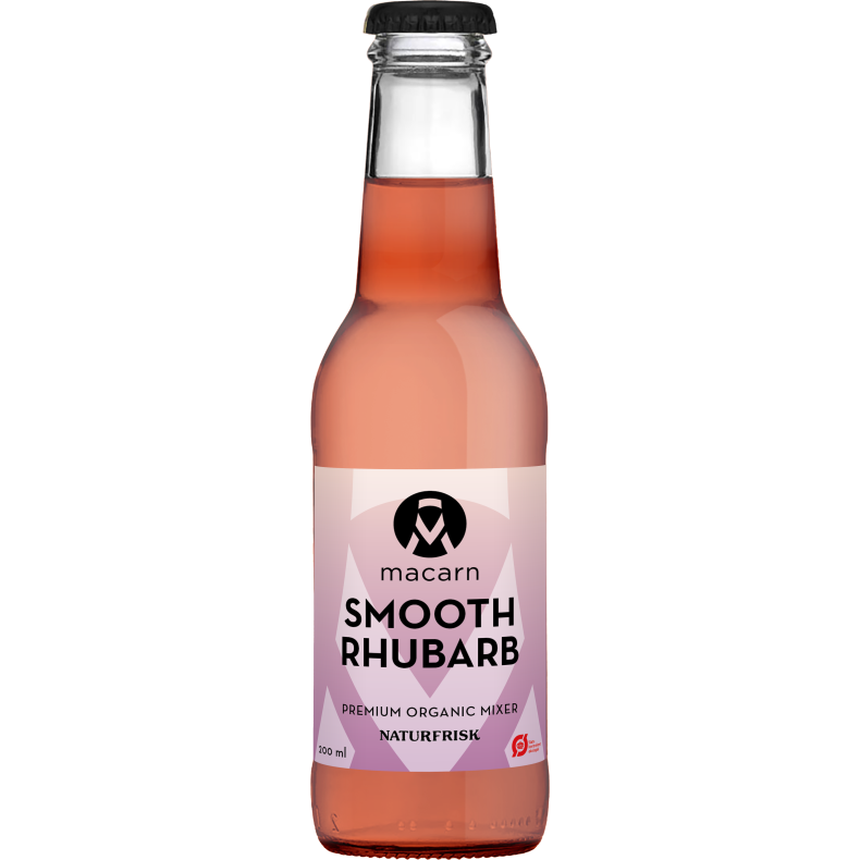 Macarn - SMOOTH RHUBARB - Organic mixer 200 ml.