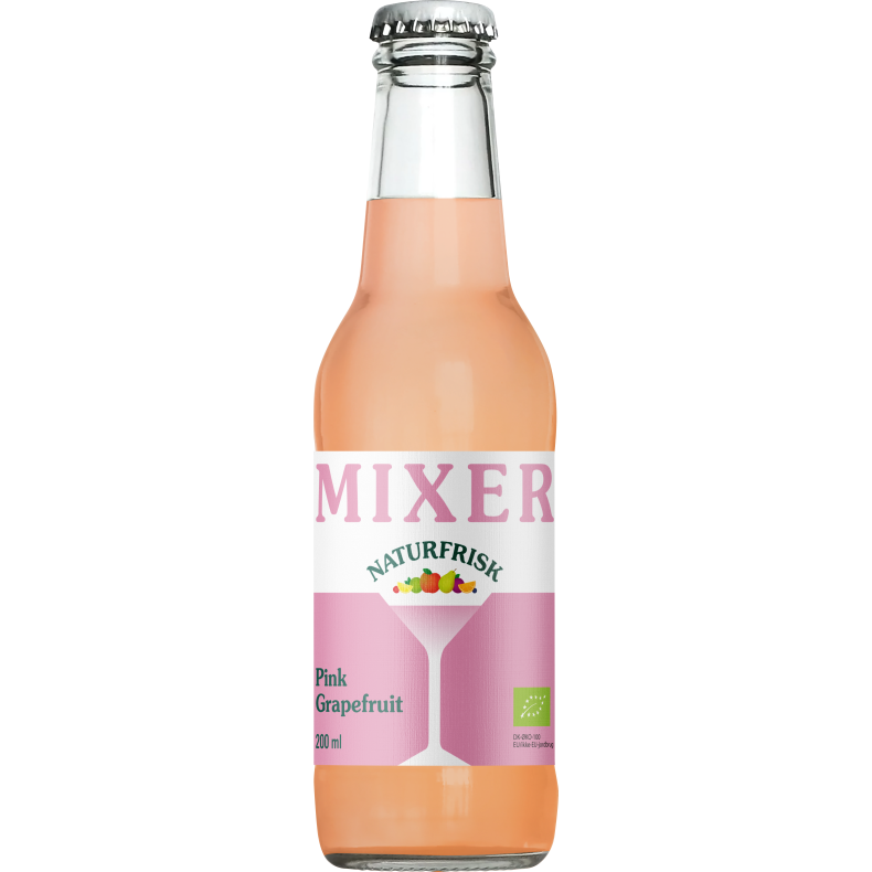 Naturfrisk MIXER - PINK GRAPEFRUIT - Organic 200 ml.