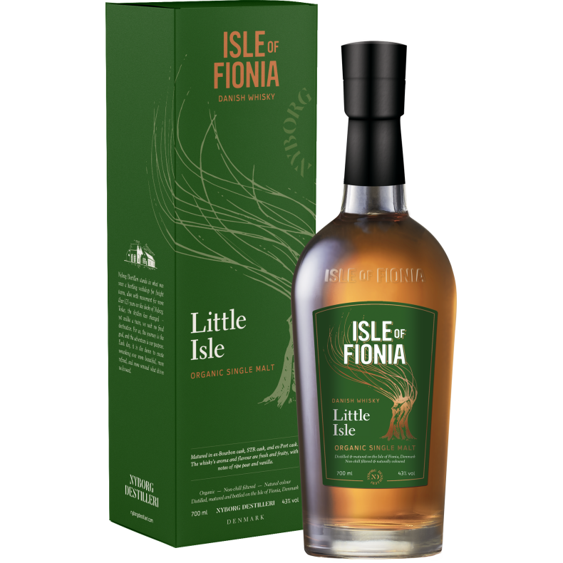 Isle of Fionia - LITTLE ISLE - Single Malt Danish Whisky 43% alk./vol. 700 ml.
