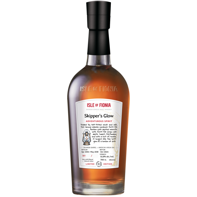 Isle of Fionia - SKIPPER'S GLOW - Single Malt Danish Whisky 52,8% alk./vol. 700 ml.