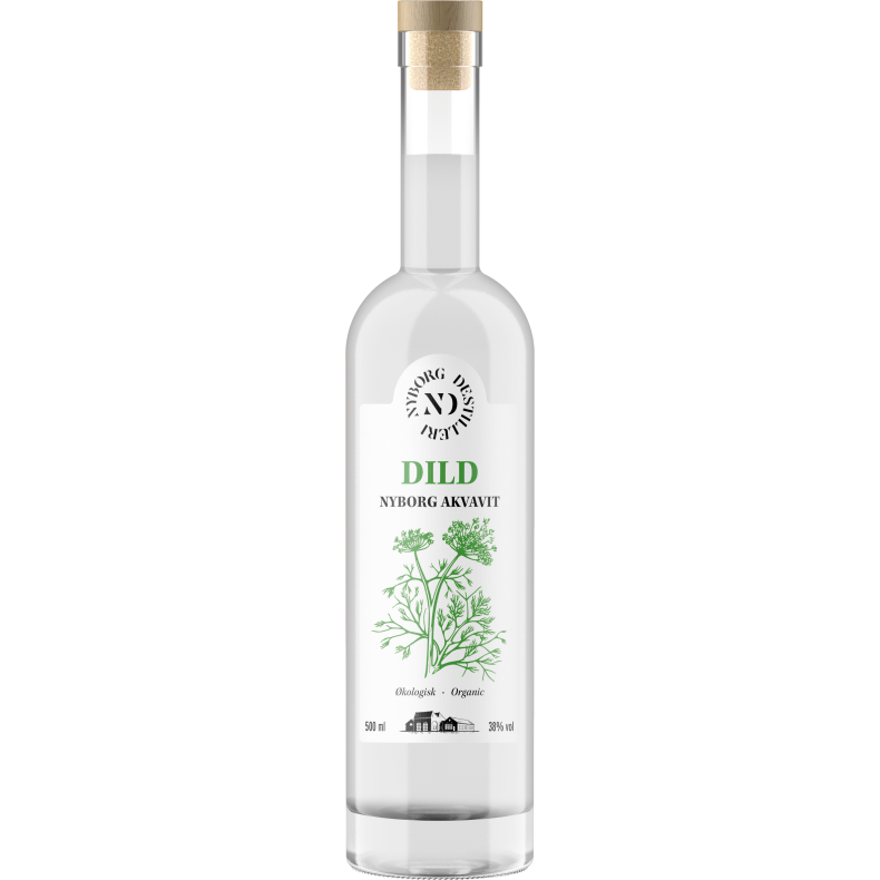 Nyborg Akvavit - DILD - Organic 38% alk./vol. 500 ml.