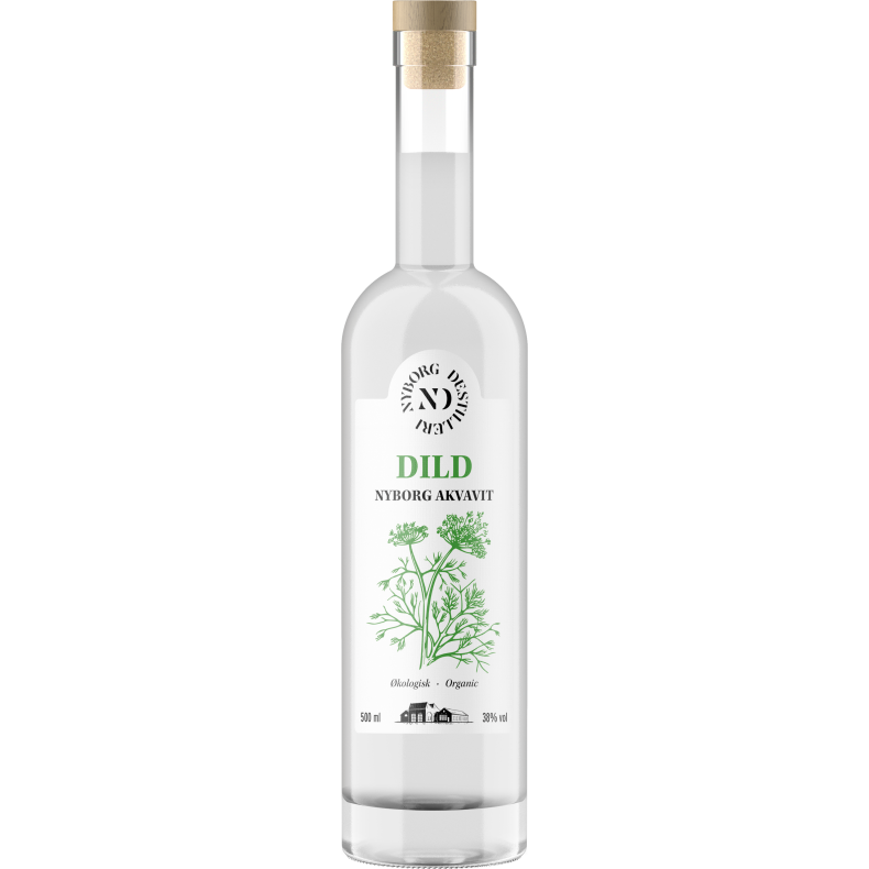 Nyborg Akvavit - DILD - Organic 38% alk./vol. 500 ml.