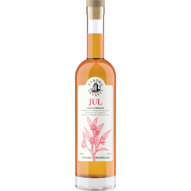 Nyborg Akvavit - JUL - Organic 42% alk./vol. 500 ml.