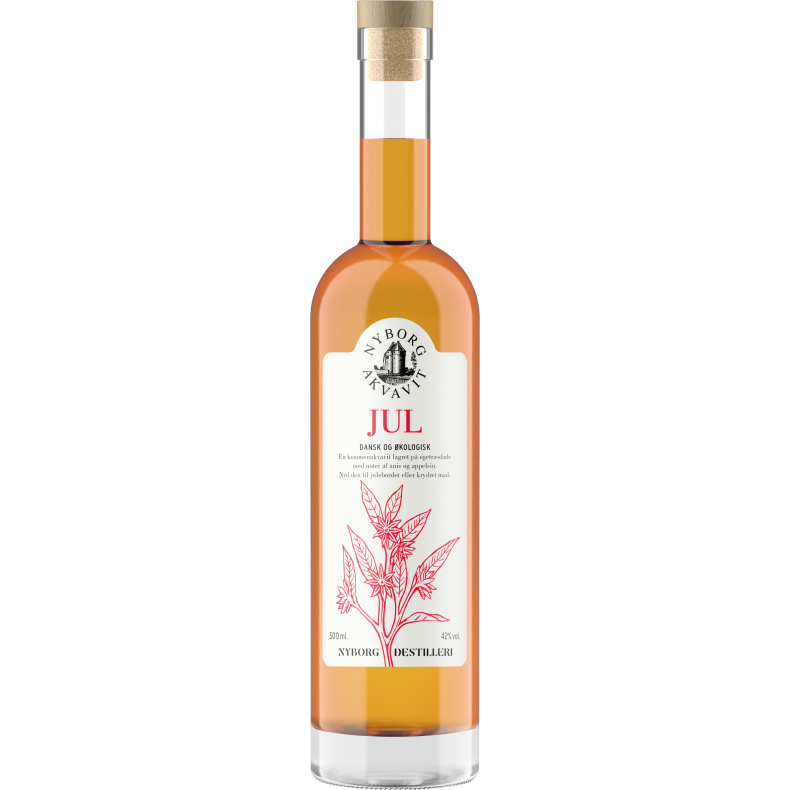 Nyborg Akvavit - JUL - Organic 42% alk./vol. 500 ml.