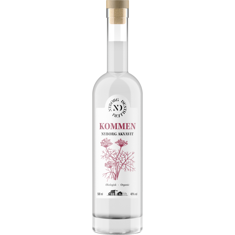 Nyborg Akvavit - KOMMEN - Organic 40% alk./vol. 500 ml.