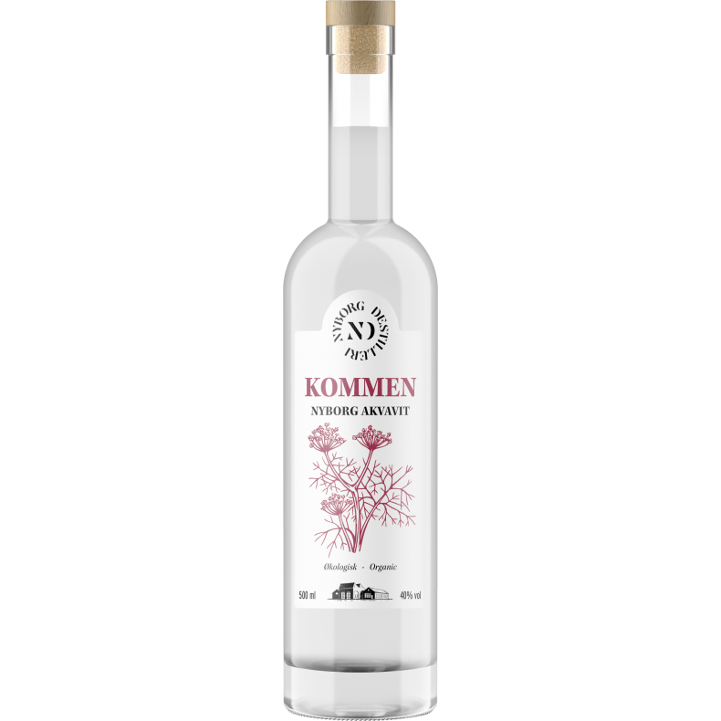 Nyborg Akvavit - KOMMEN - Organic 40% alk./vol. 500 ml.