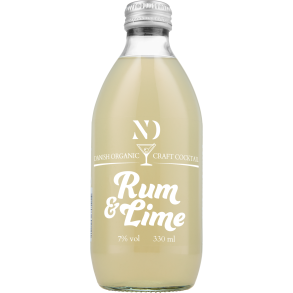 ND Craft Cocktail - RUM & LIME - Organic 7% alk./vol. 330 ml.
