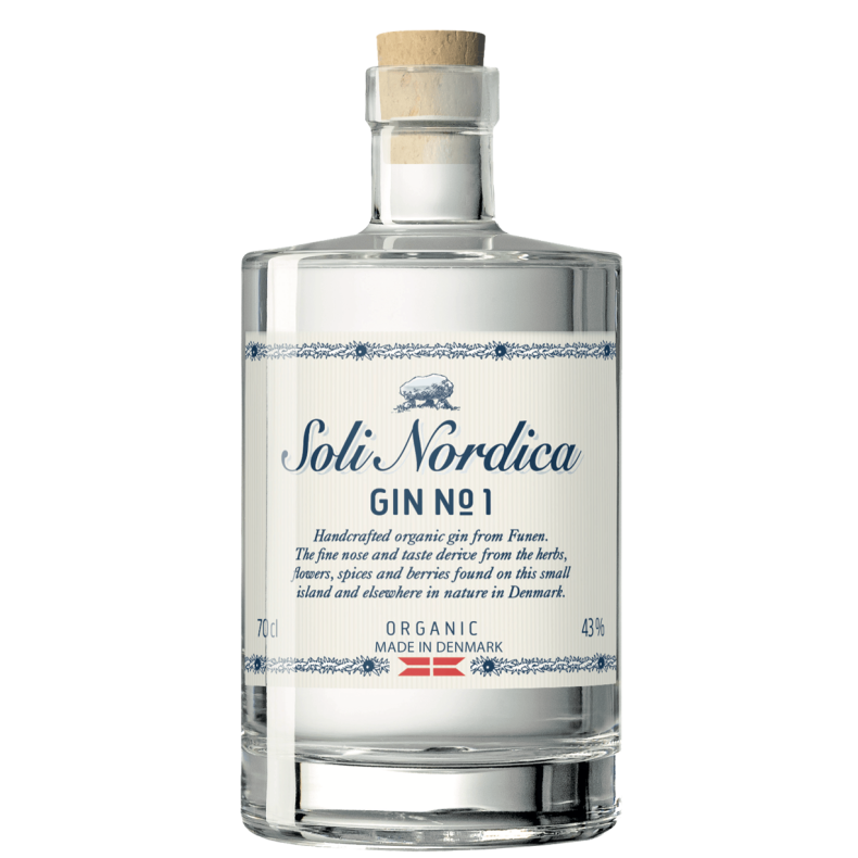 Herba Flora Gin -  N1 SOLI NORDICA - Organic 43% alk./vol. 700 ml.