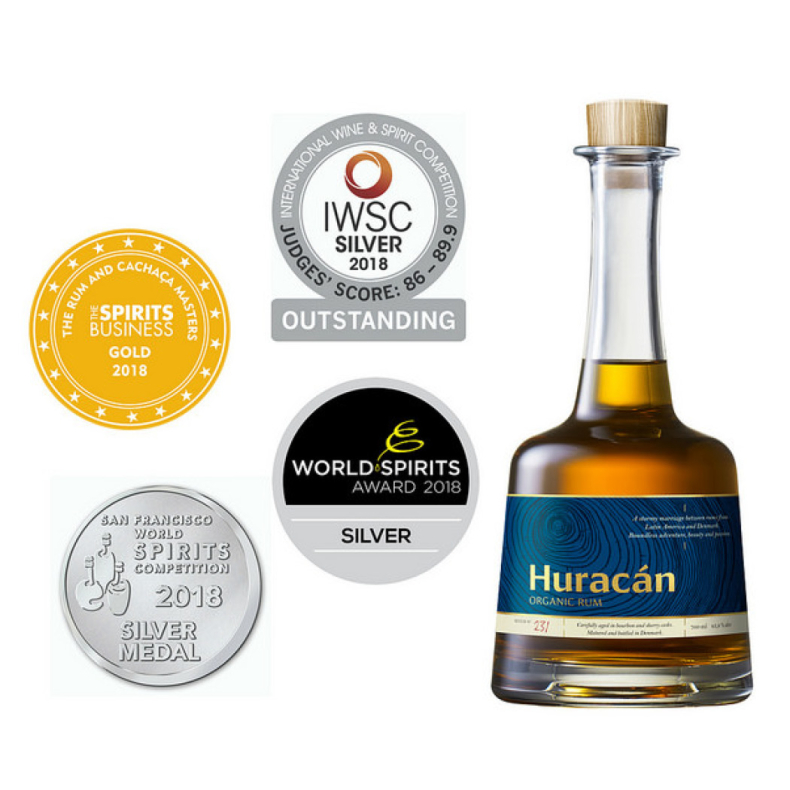 HURACN RUM - Organic 43,8% alk./vol. 700 ml.