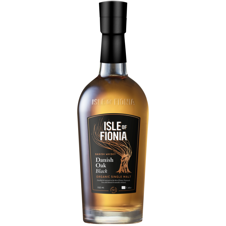 Isle of Fionia - DANISH OAK BLACK - Single Malt Danish Whisky 59,1% alk./vol. 700 ml.