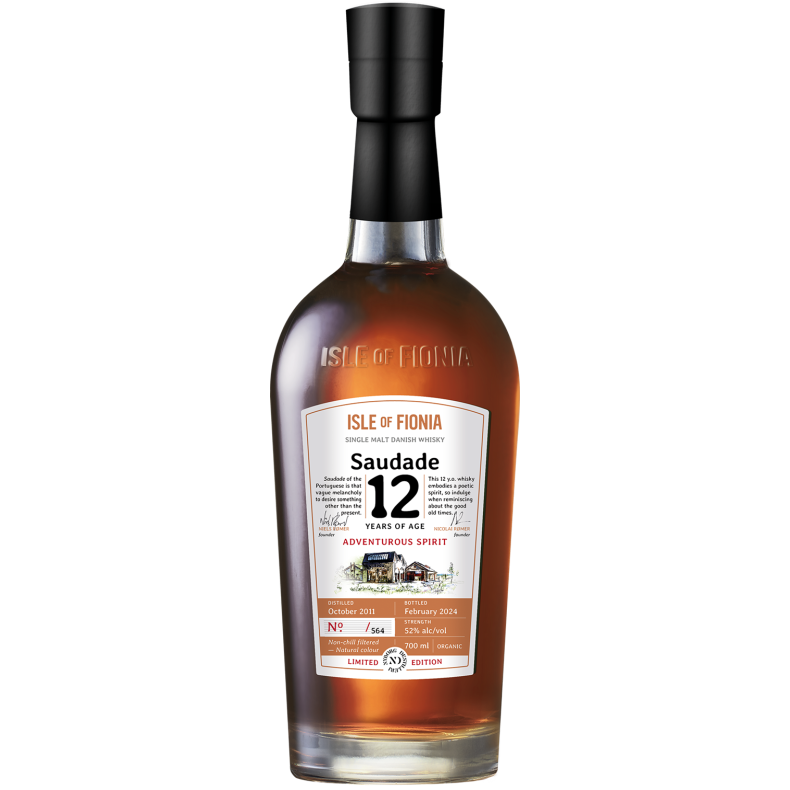 Isle of Fionia - SAUDADE 12 y/o - Single Malt Danish Whisky 52% alk./vol. 700 ml.