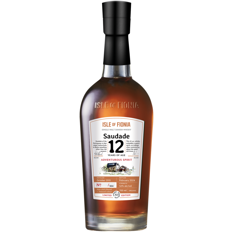 Isle of Fionia - SAUDADE 12 y/o - Single Malt Danish Whisky 52% alk./vol. 700 ml.