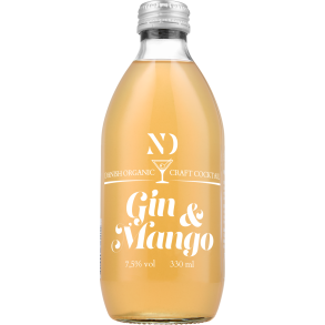 ND Craft Cocktail - GIN & MANGO - Organic 7,5% alk./vol. 330 ml.