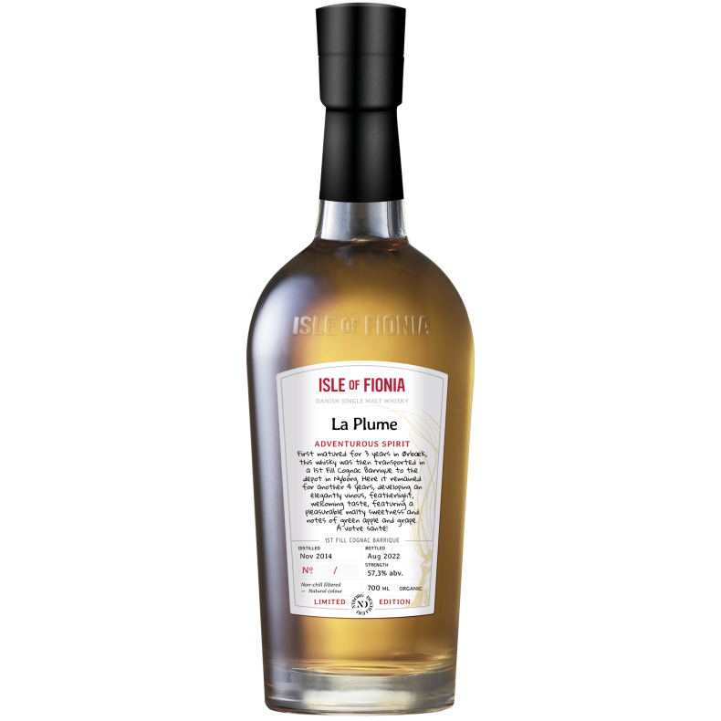 Isle of Fionia - LA PLUME - Single Malt Danish Whisky 57,3% alk./vol. 700 ml.