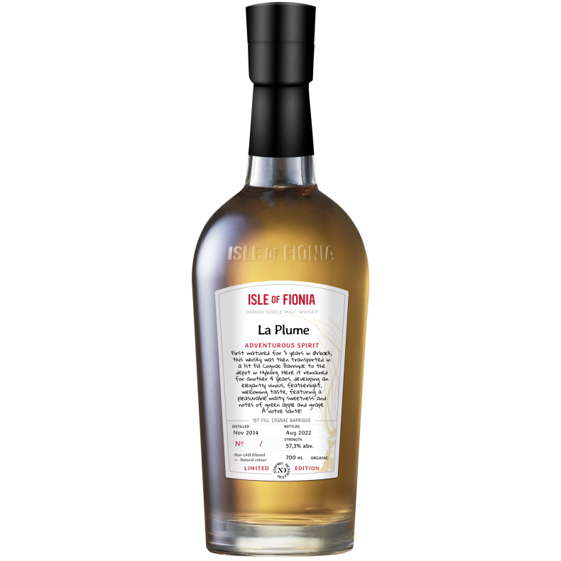 Isle of Fionia - LA PLUME - Single Malt Danish Whisky 57,3% alk./vol. 700 ml.